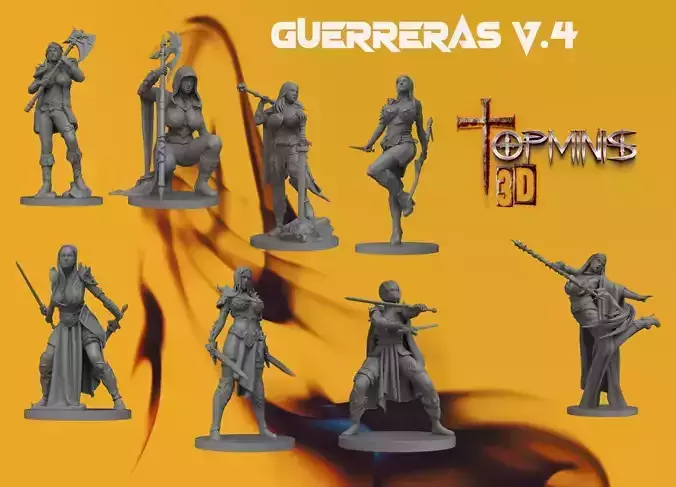 TABLETOP WARRIORS 3D print model