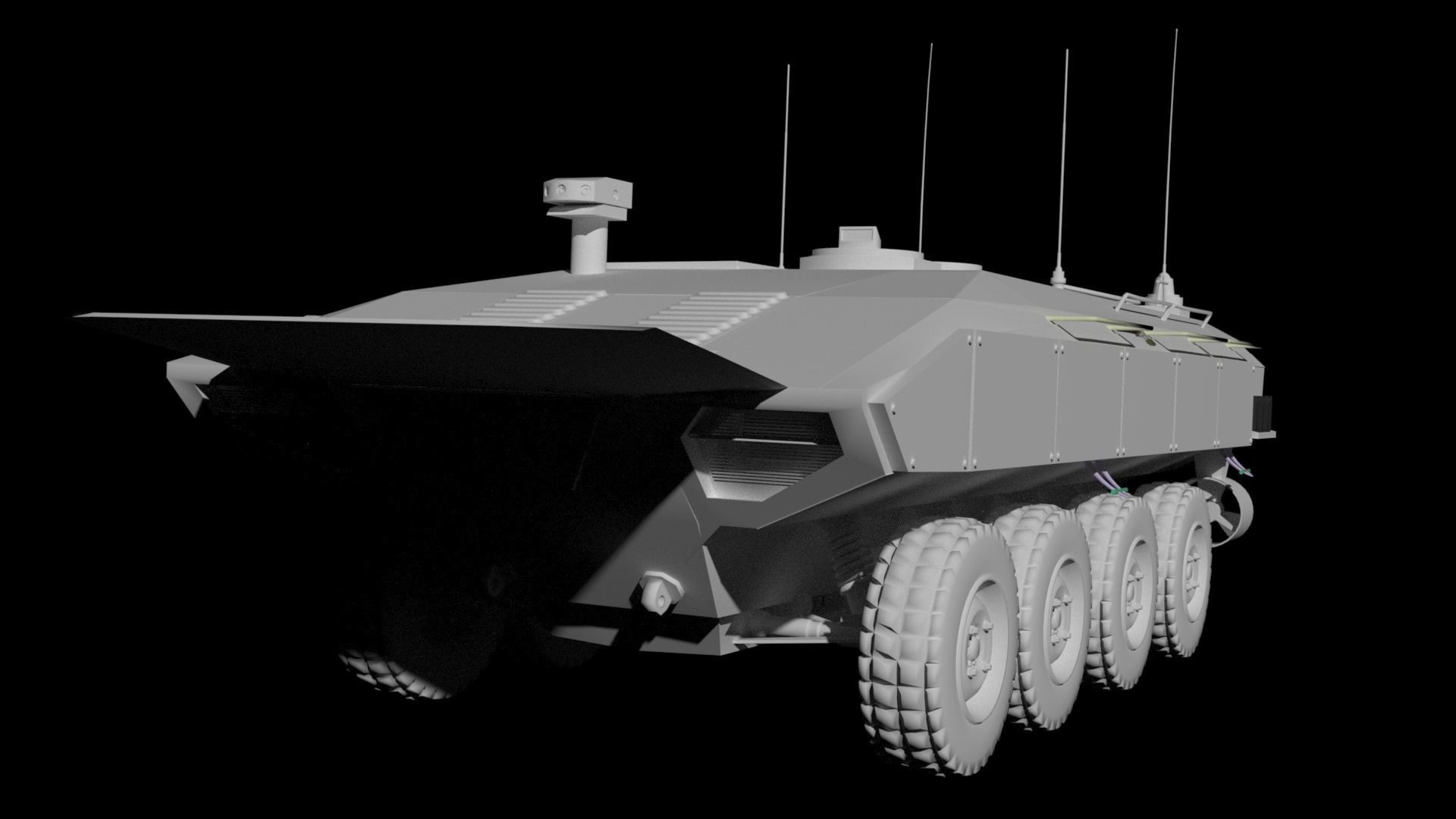 ACV Amphibious Combat Vehicle 3D model_4