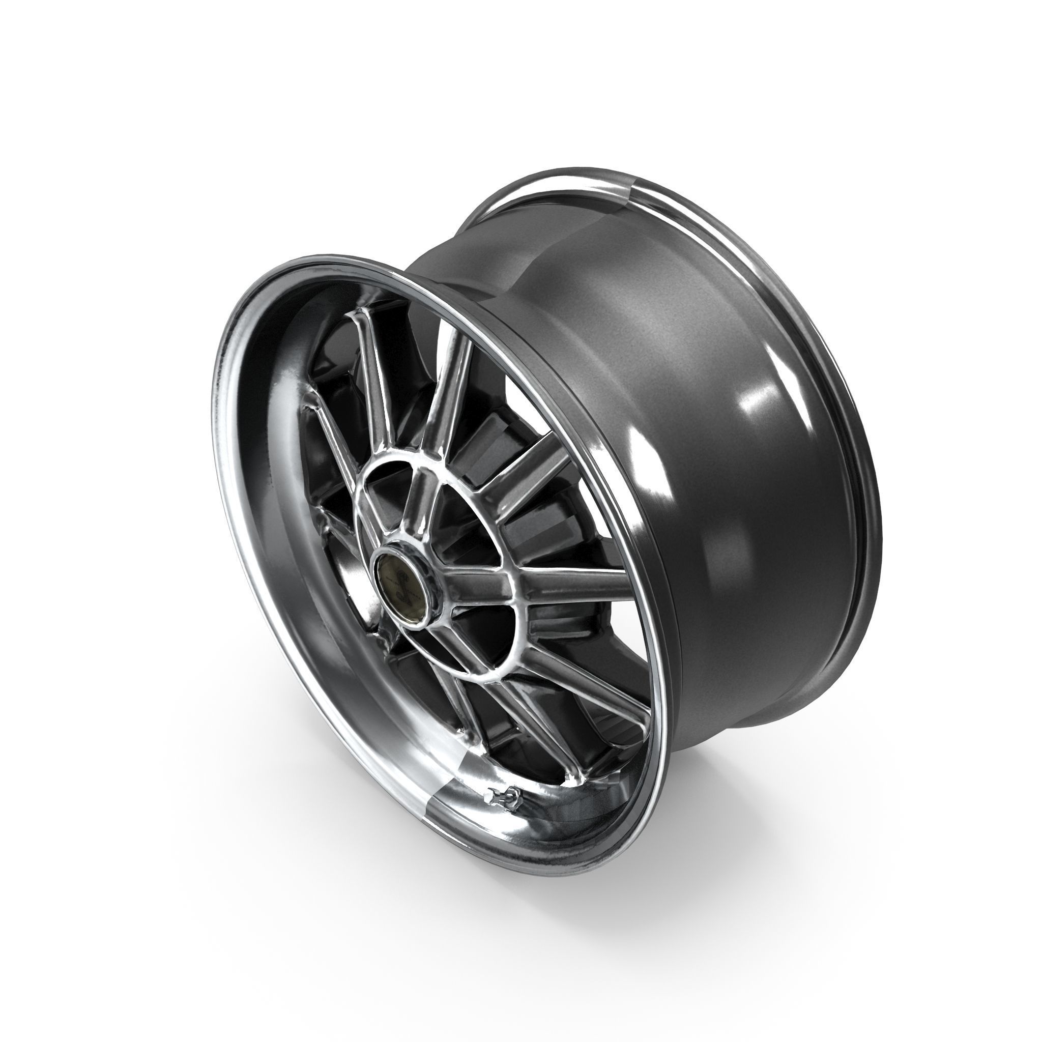 Shelby GT7 10-Spoke Alloy Wheel 3D model_13