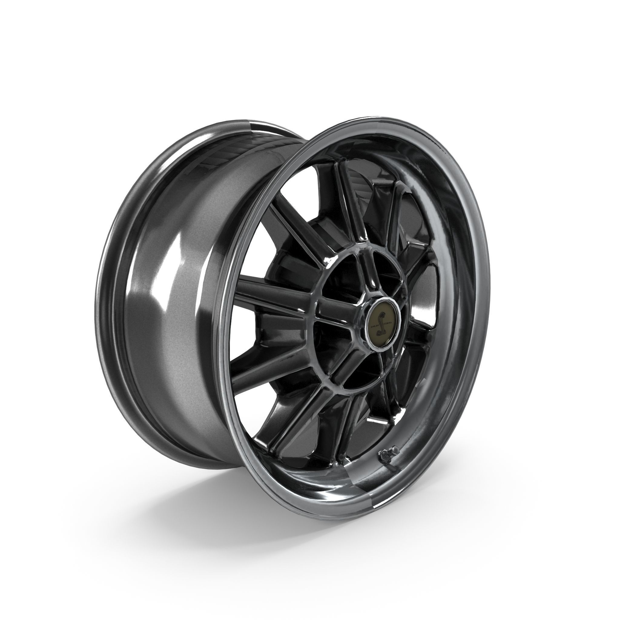 Shelby GT7 10-Spoke Alloy Wheel 3D model_7