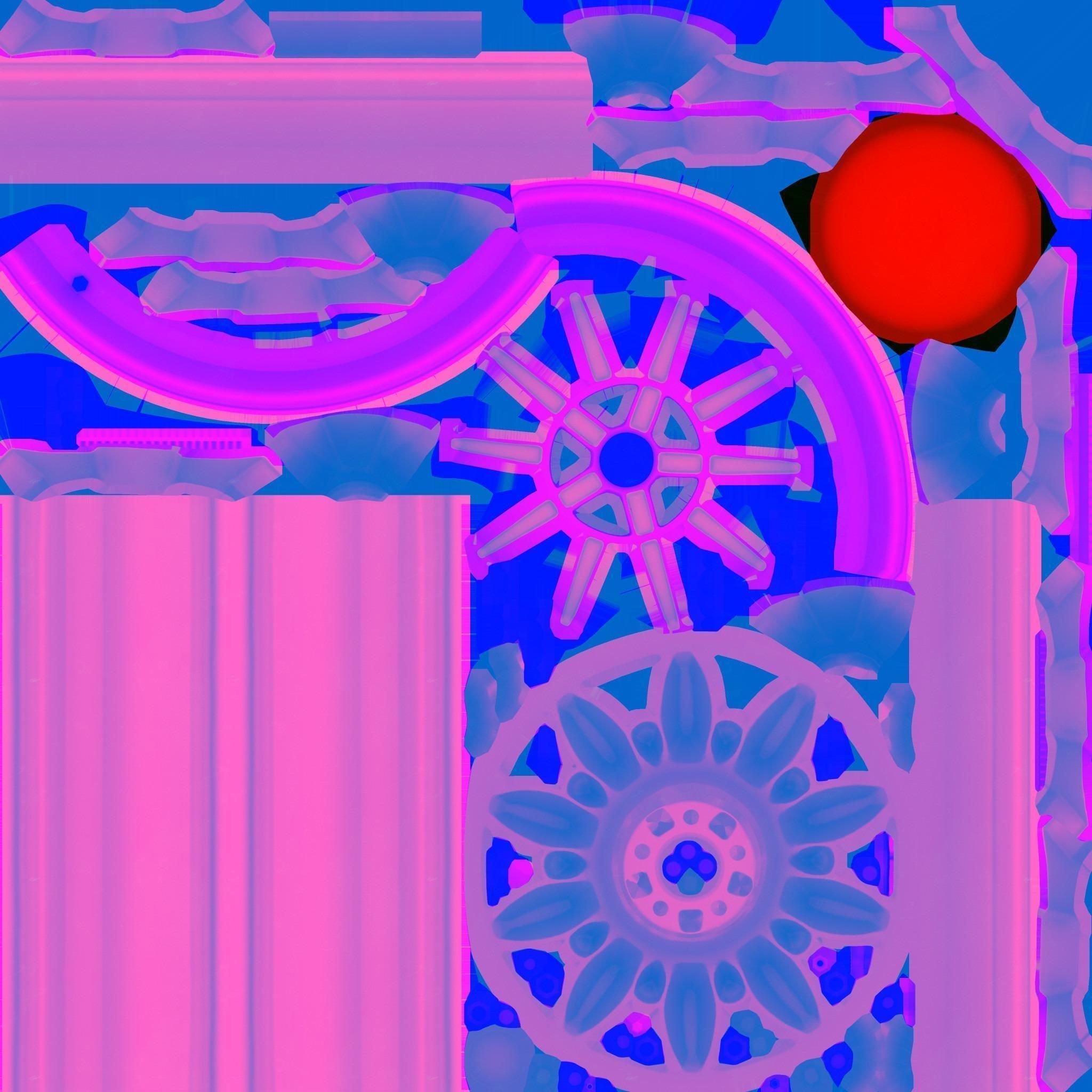 Shelby GT7 10-Spoke Alloy Wheel 3D model_19