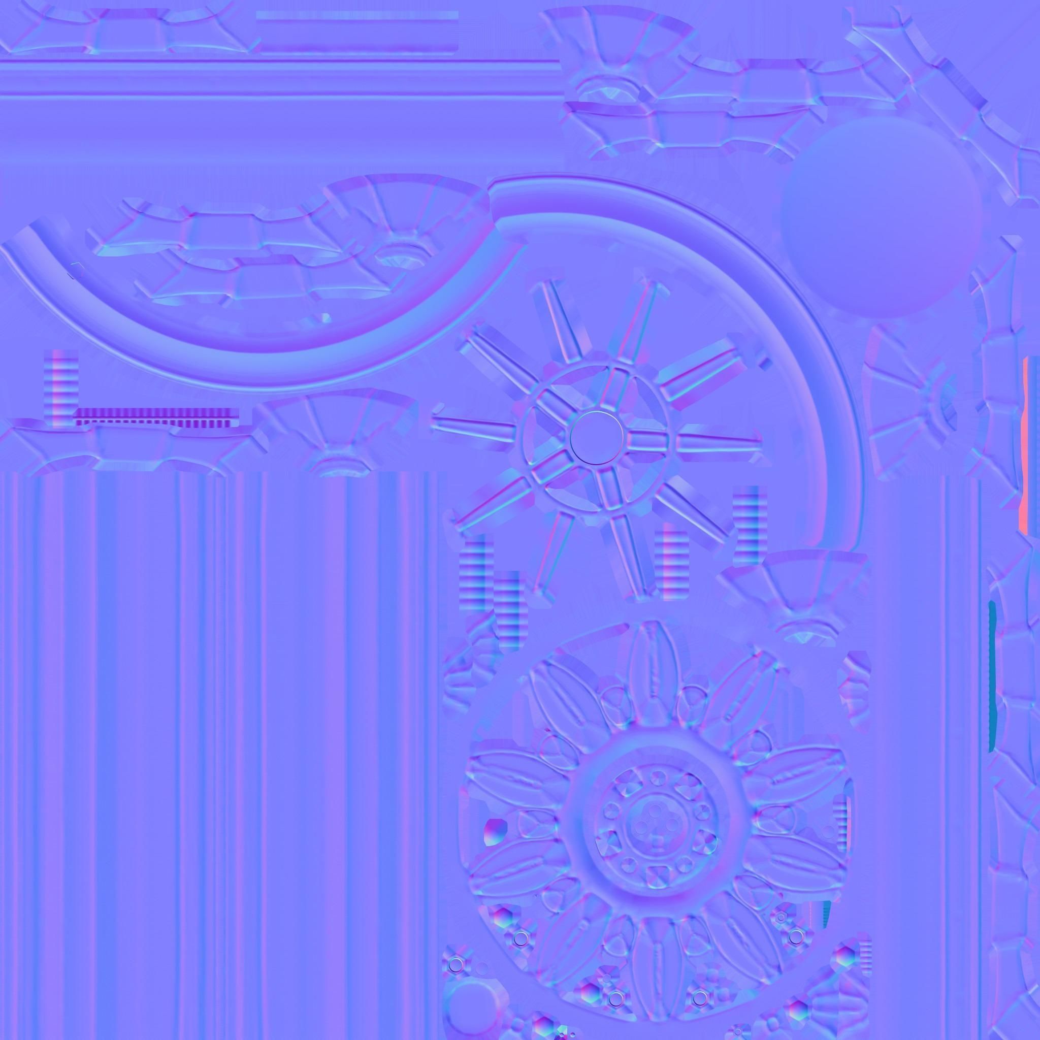 Shelby GT7 10-Spoke Alloy Wheel 3D model_20