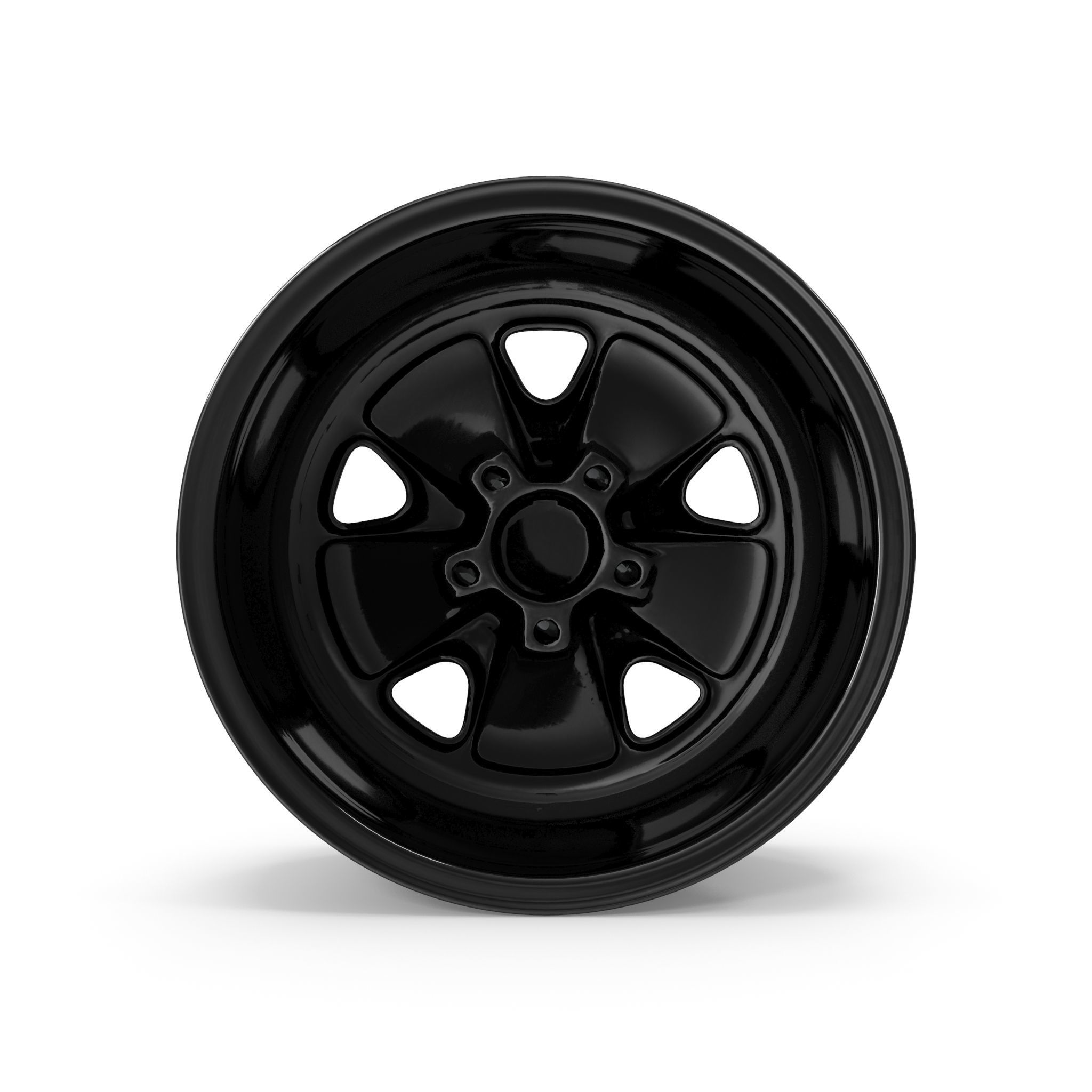 Magnum 500 Alloy Wheel Low-poly 3D model_10
