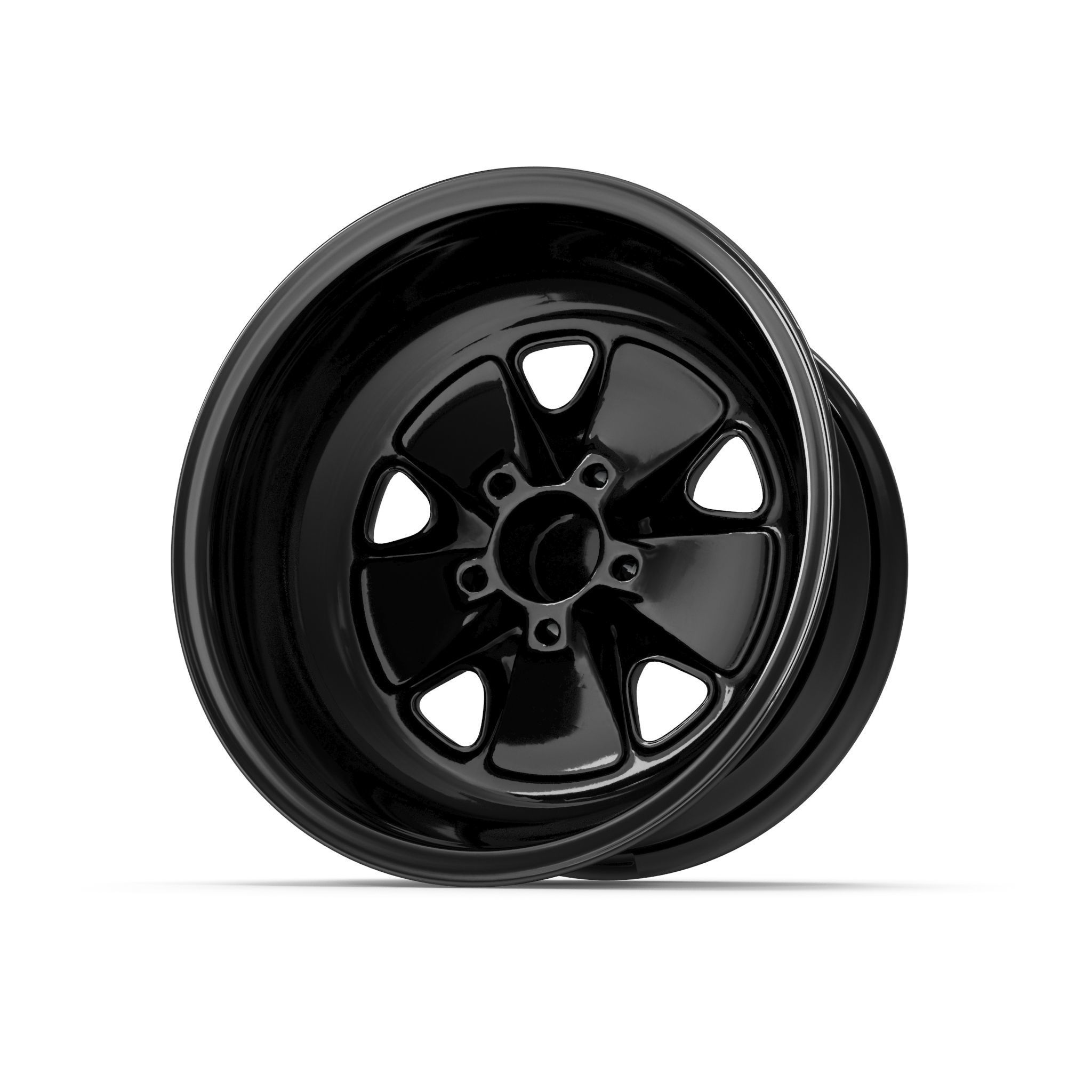 Magnum 500 Alloy Wheel Low-poly 3D model_12