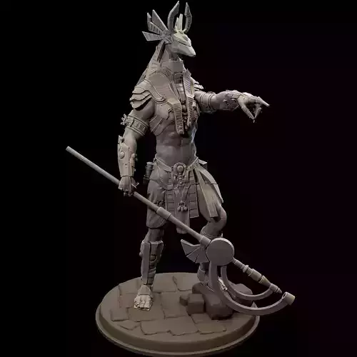 Anubis Warrior 3d print