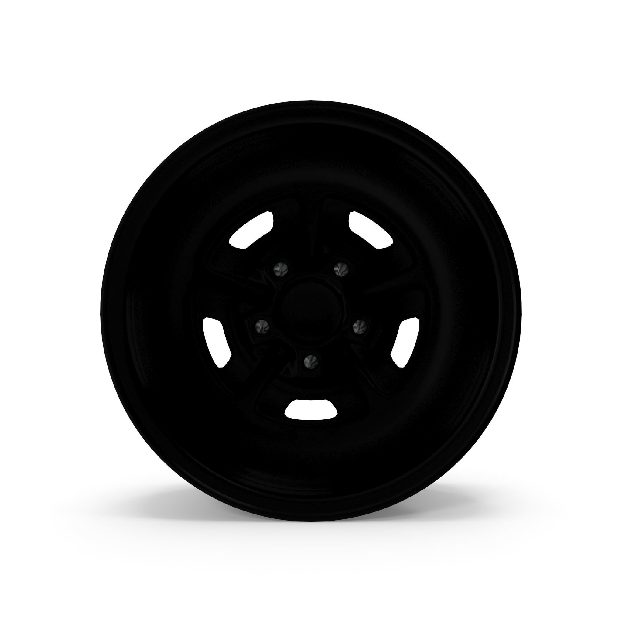 Magnum 500 Alloy Wheel Low-poly 3D model_15