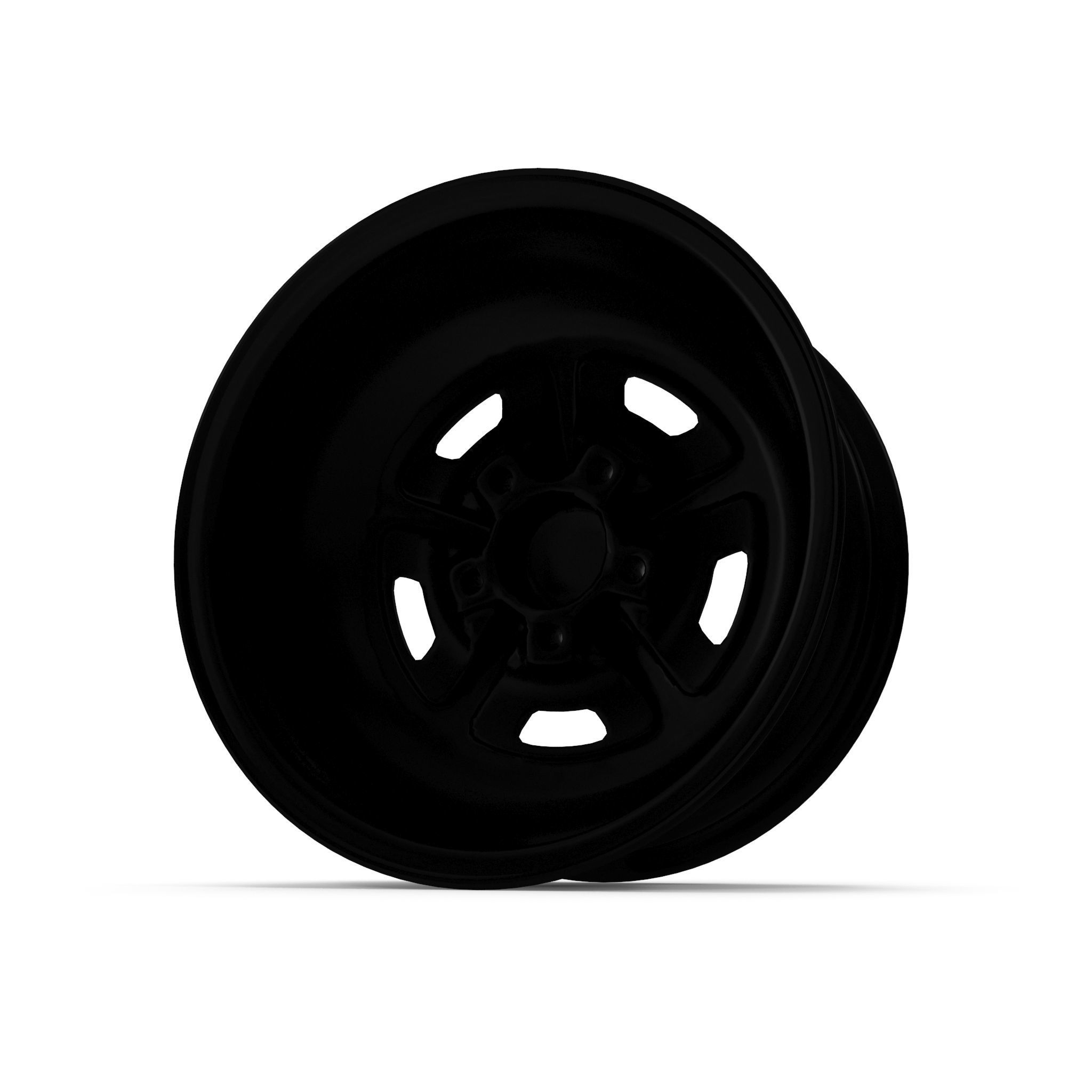 Magnum 500 Alloy Wheel Low-poly 3D model_17
