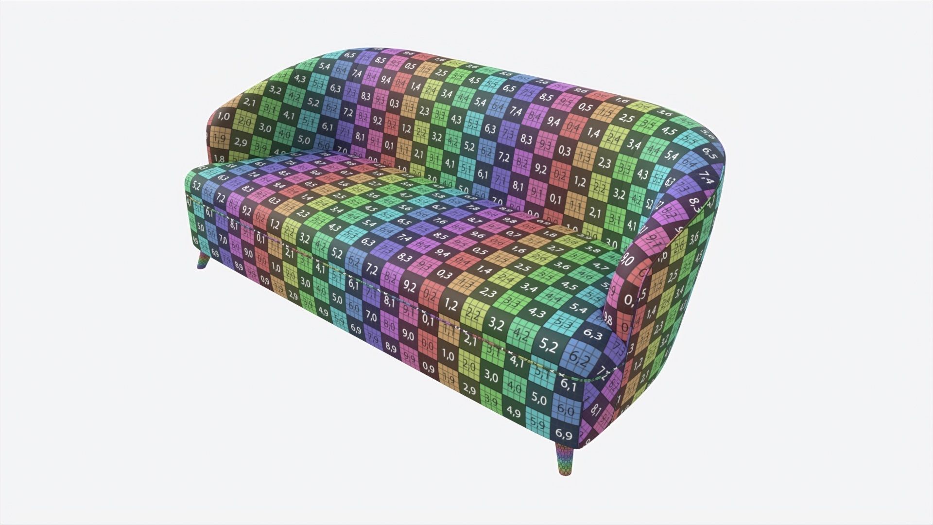 Sofa Baker Coupe 3D model_8