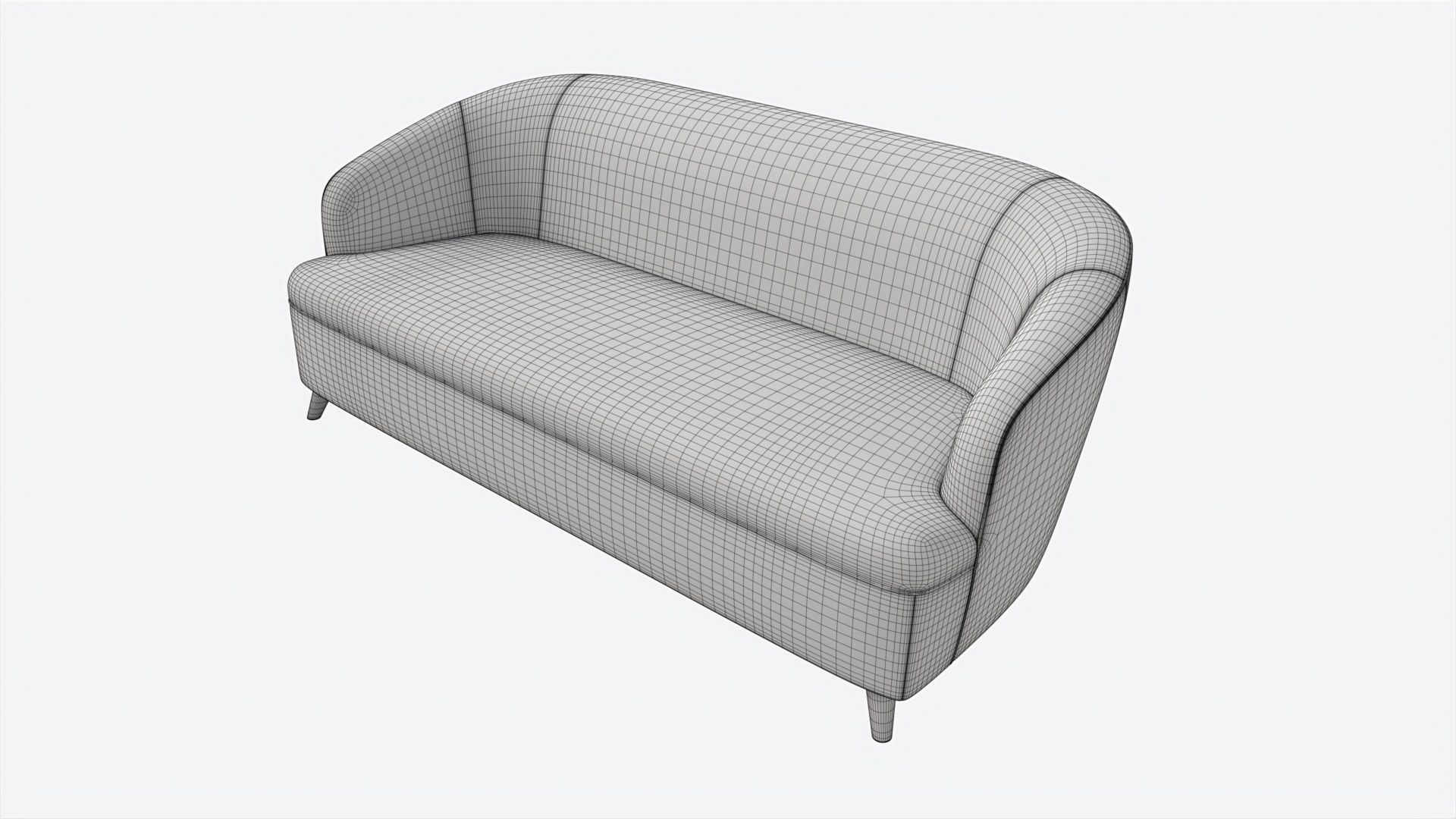 Sofa Baker Coupe 3D model_6