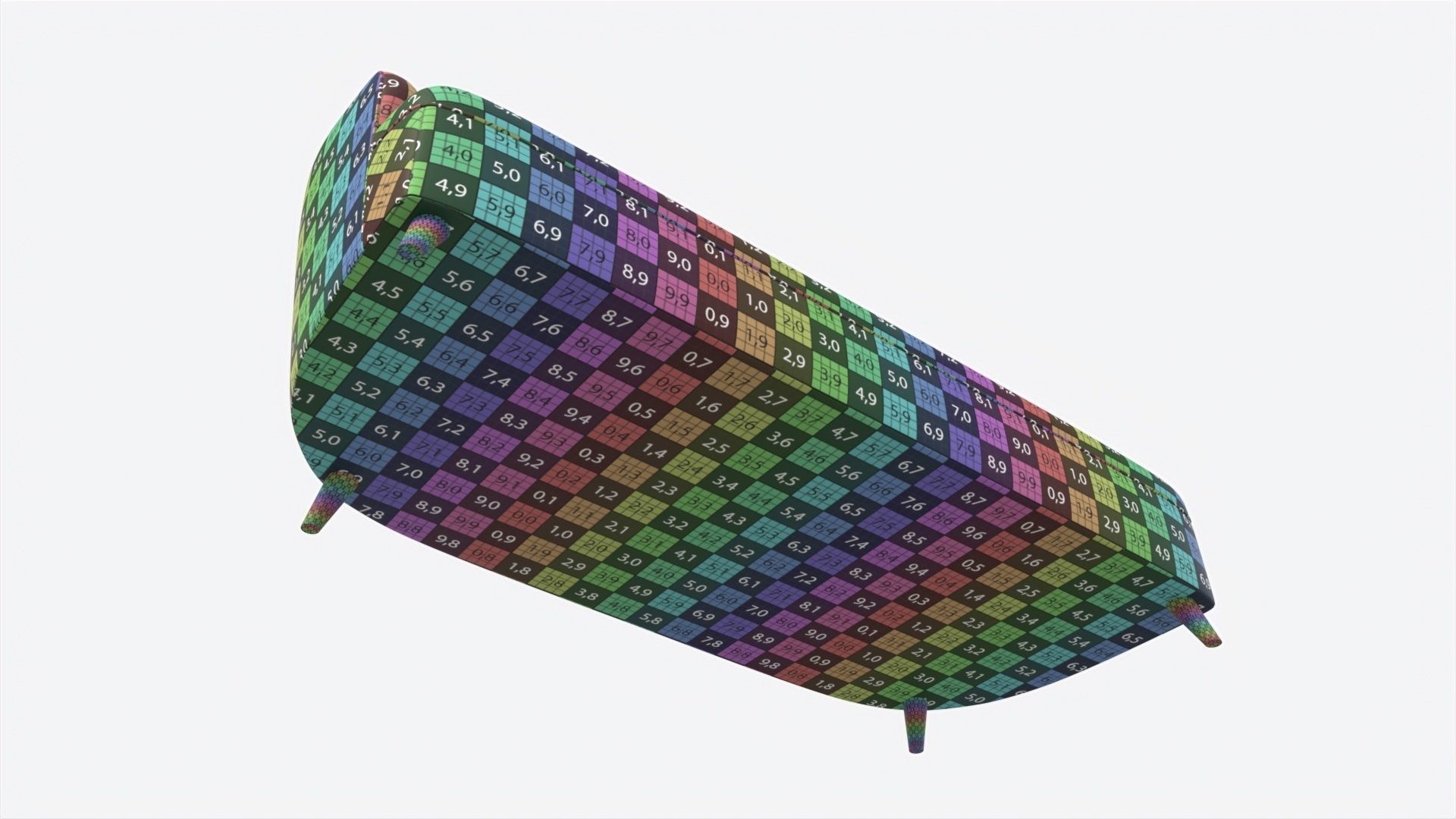 Sofa Baker Coupe 3D model_9