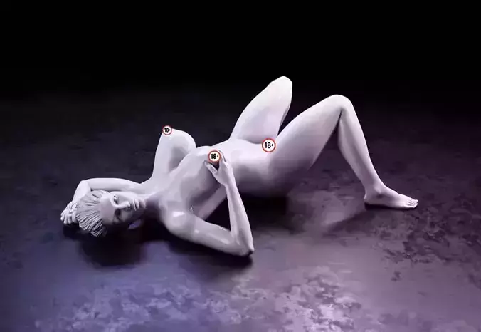 Sexy girl 124 3D print model