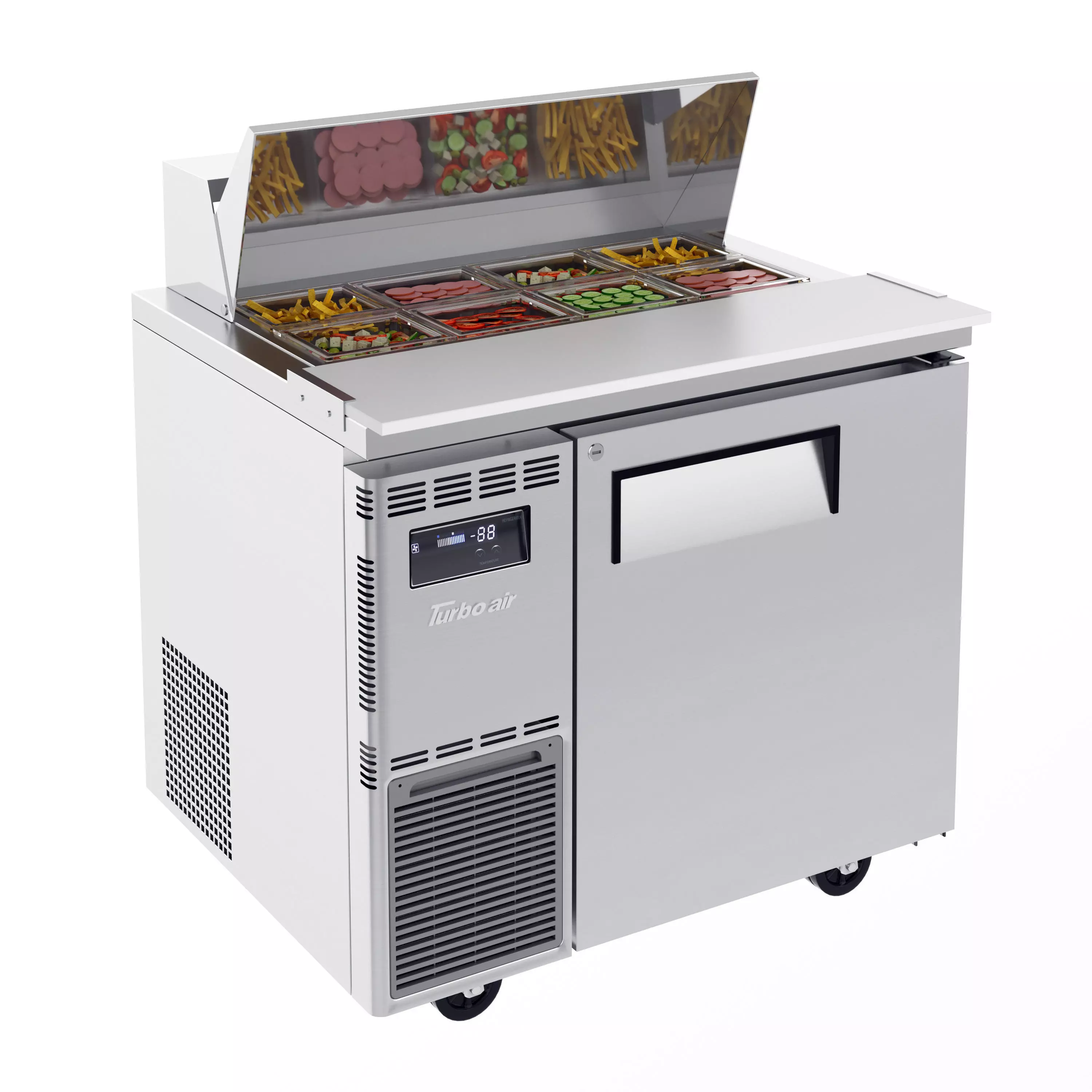 Salad Prep Table Turbo air 3D model