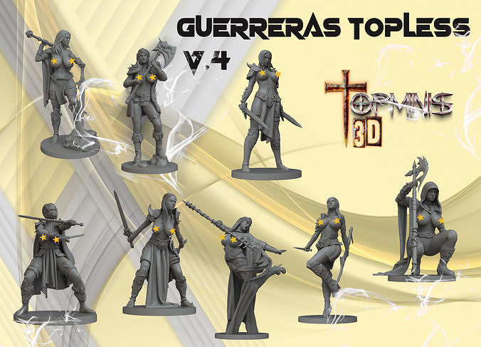 TABLETOP WARRIORS 3D print model