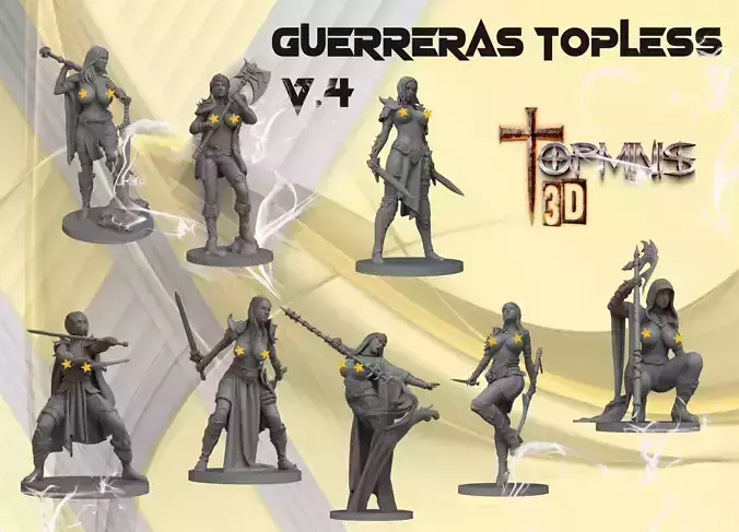 TABLETOP WARRIORS 3D print model