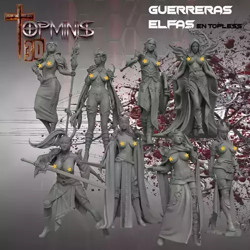 ELF WARRIORS 3D print model