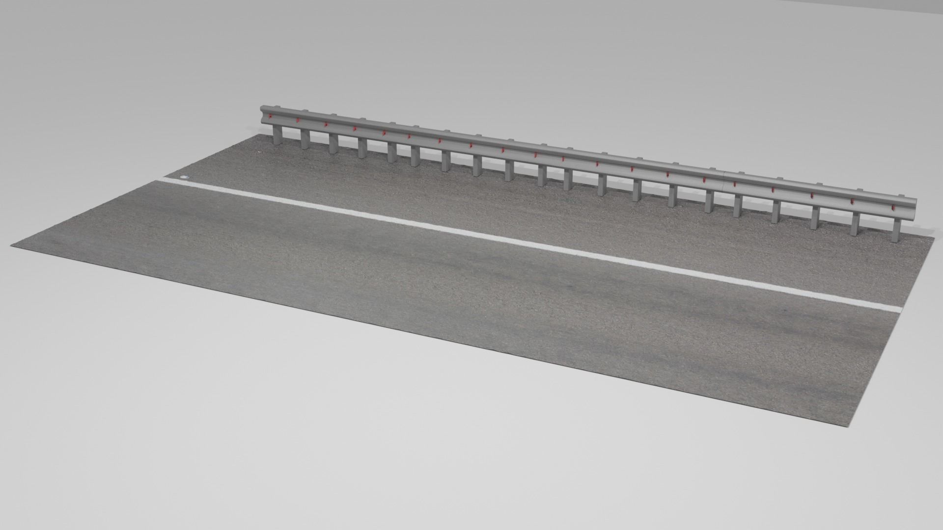 Road tools small pack Free 3D model_8