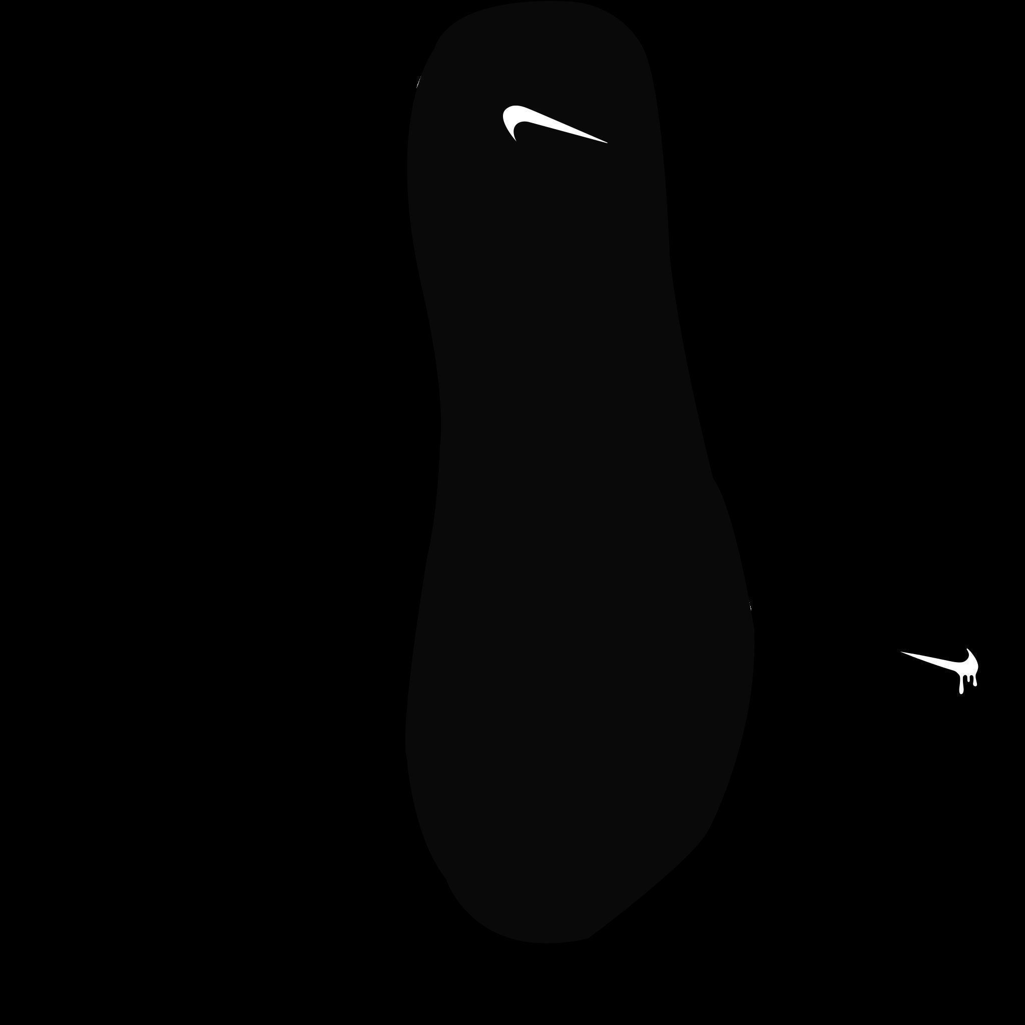 NIKE 3D FLIP-FLOPS - BLACK Low-poly 3D model_11