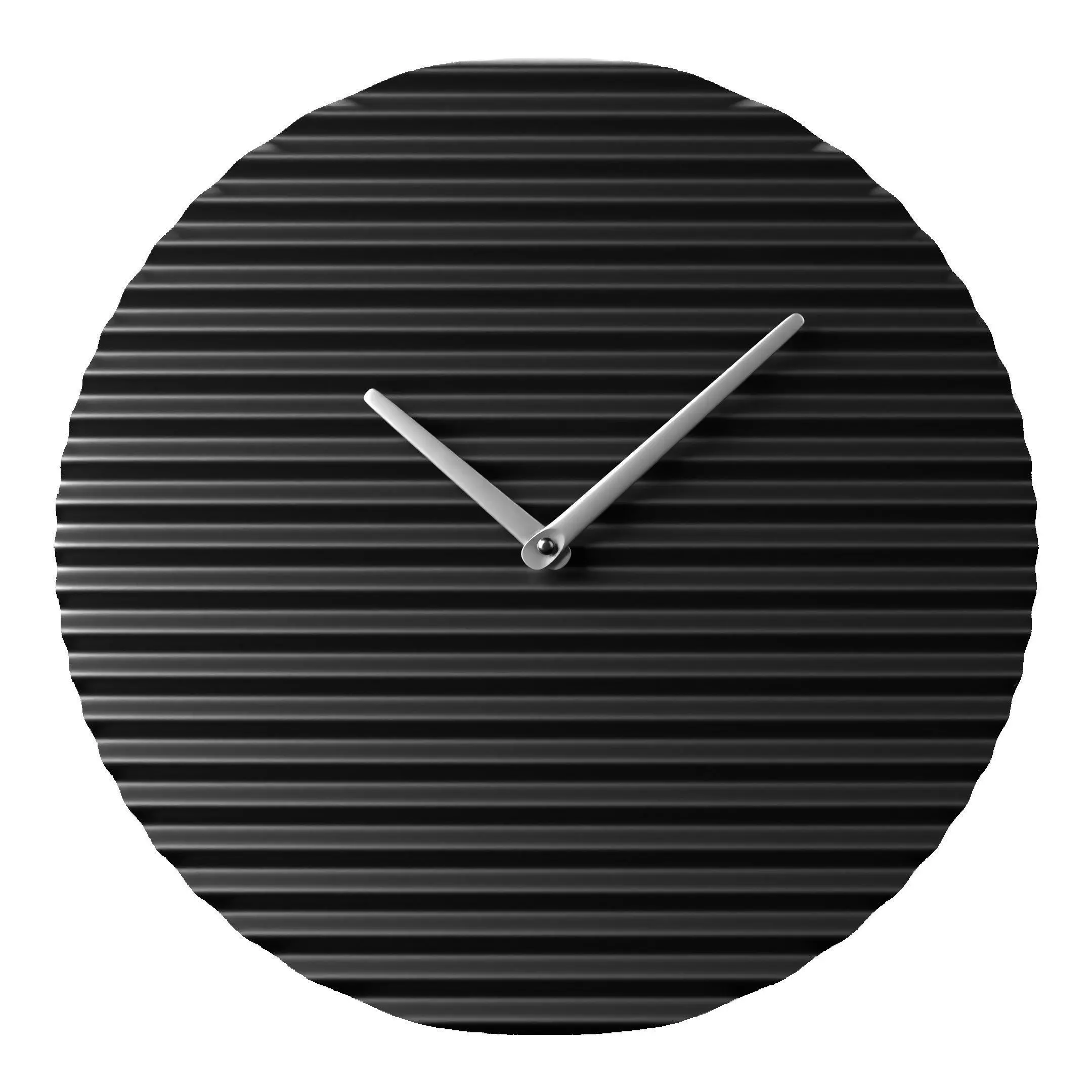 Arne Concept Waveclock Black 3D Model Low-poly 3D model