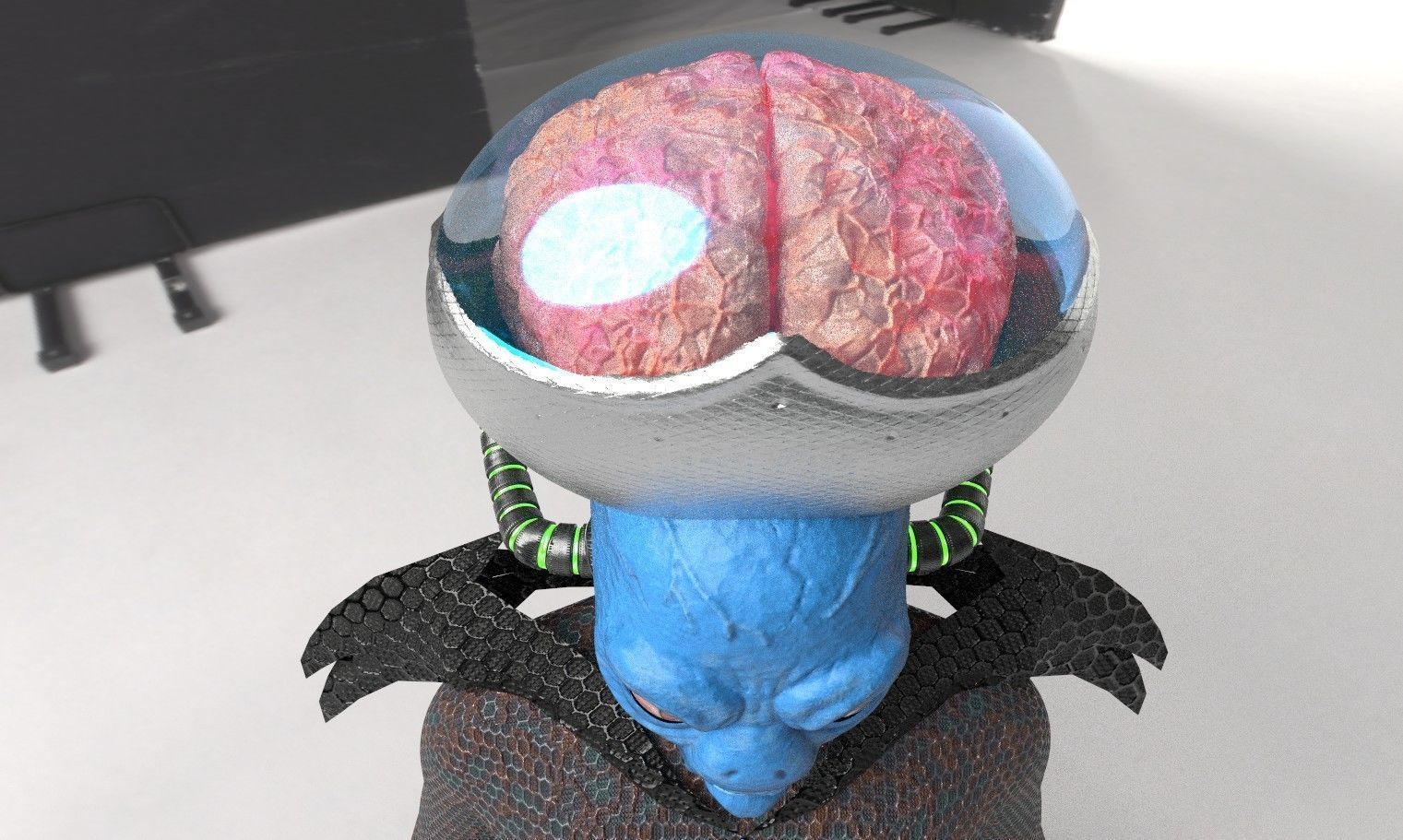 Realistic Alien 3D model_2