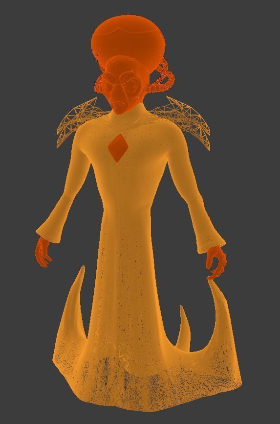 Realistic Alien 3D model_6