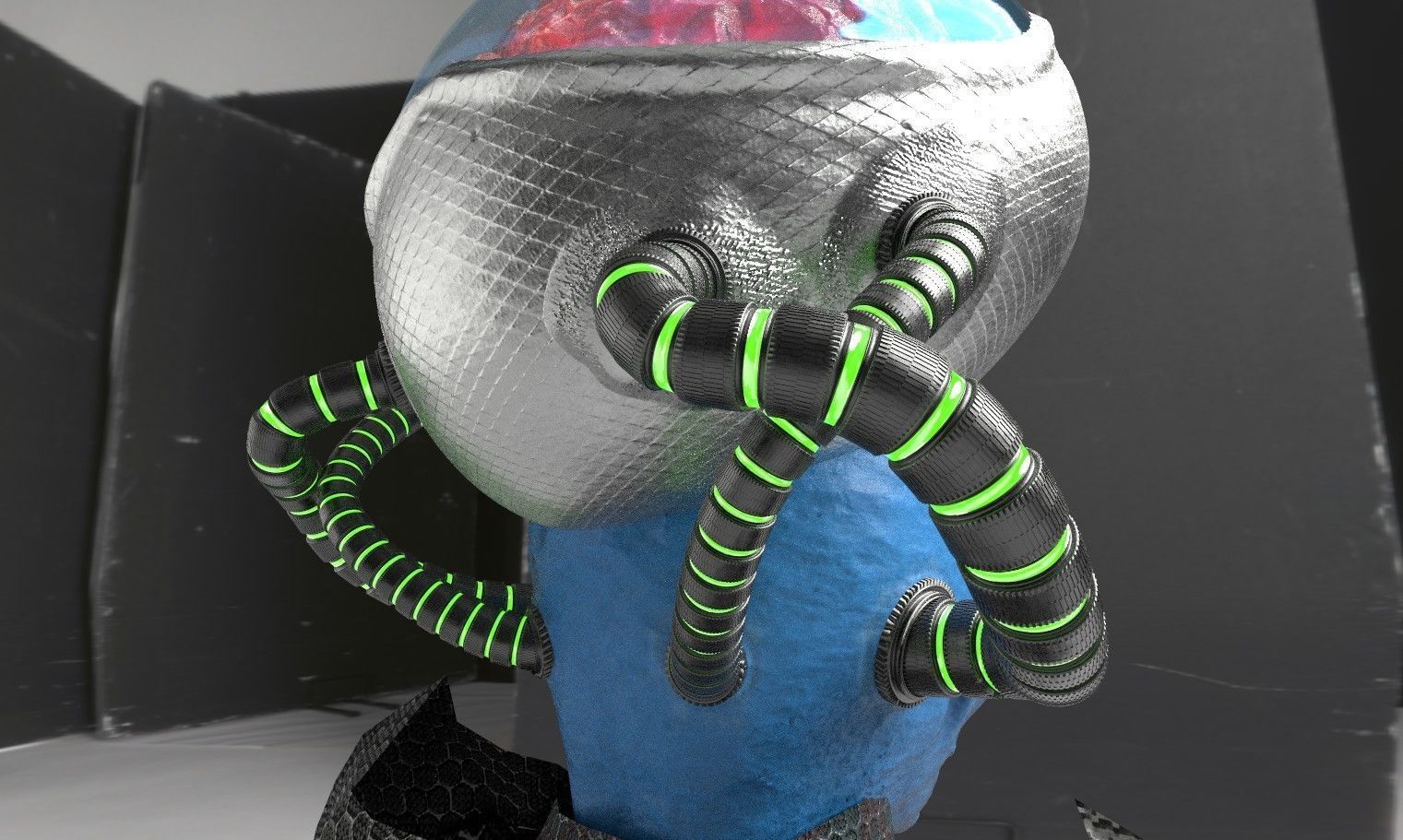 Realistic Alien 3D model_3