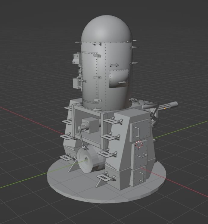 Phalanx CIWS Free 3D model_2