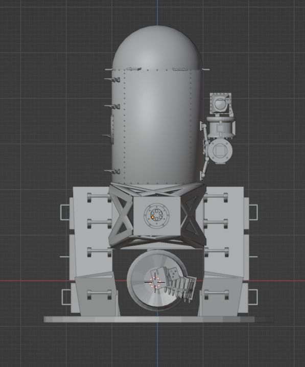 Phalanx CIWS Free 3D model_4