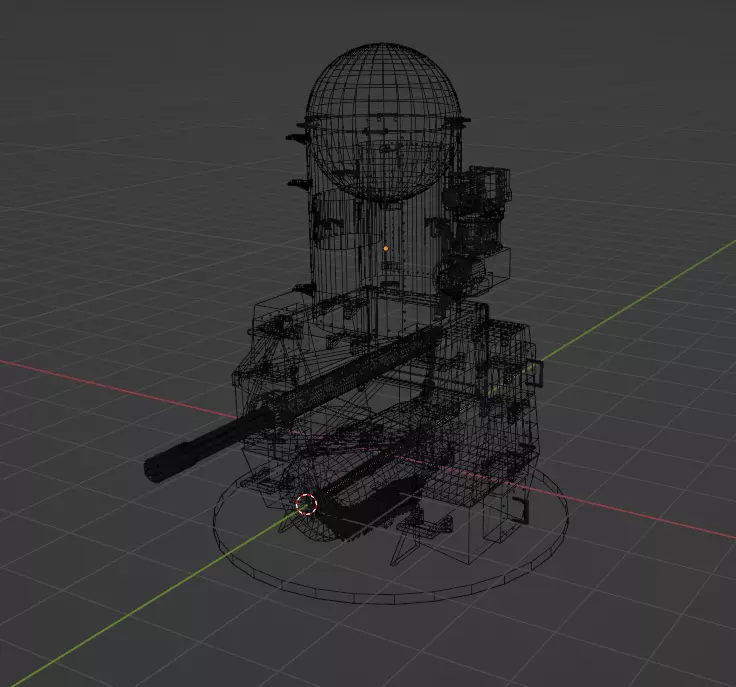 Phalanx CIWS Free 3D model_0