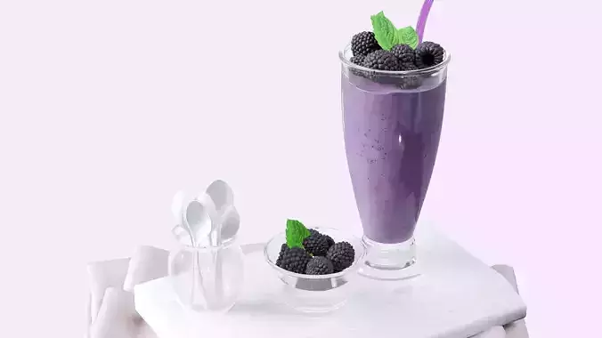 Blackberry cocktail