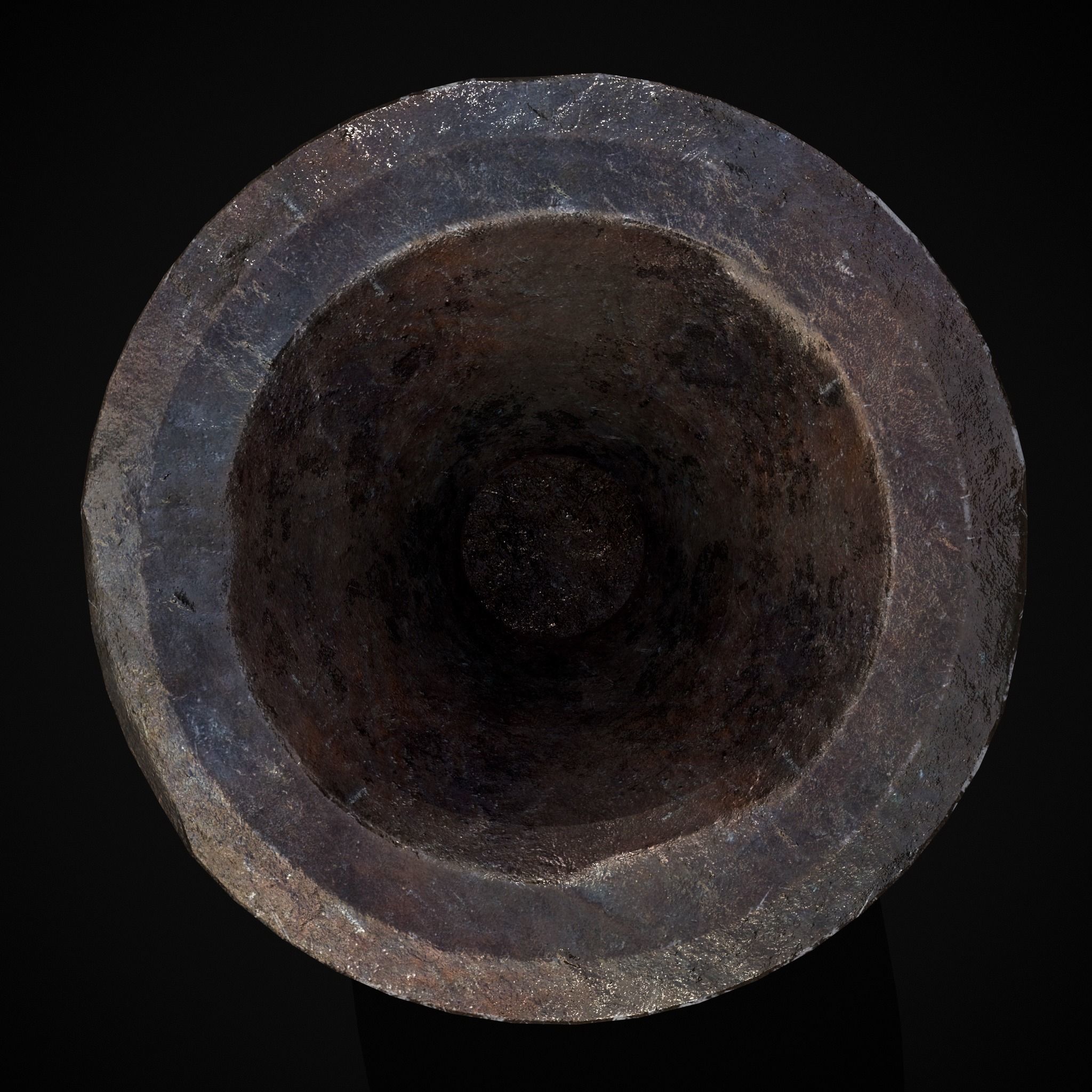 Iron Garden Vase Low-poly 3D model_21