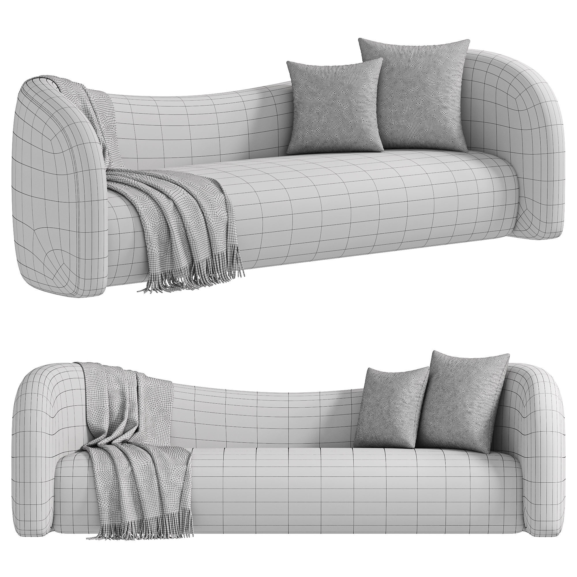 GIN Sofa 3D model_2