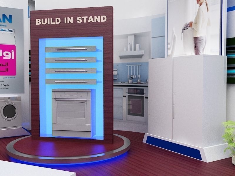 Fair Tent exhibition a366 3D model_18