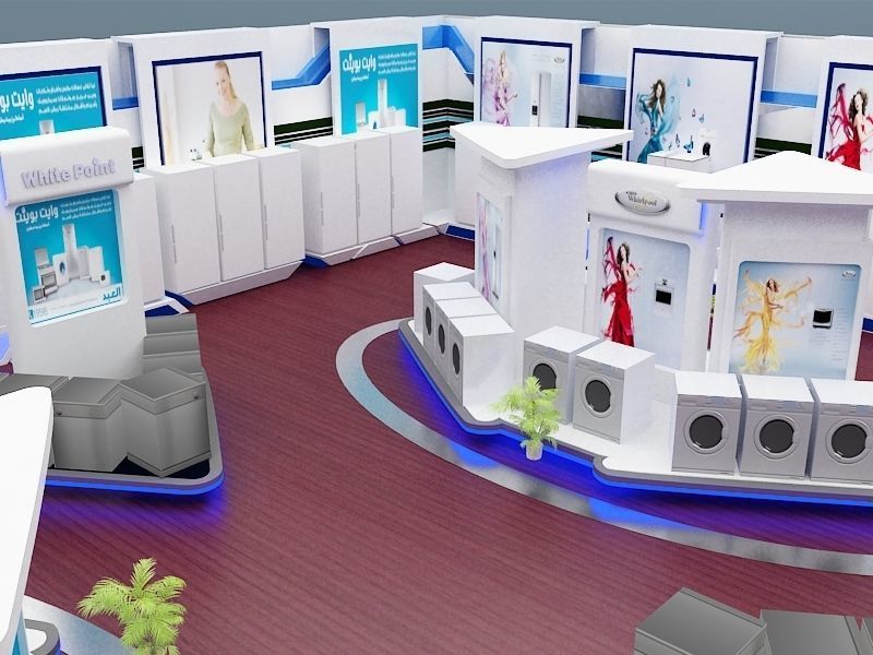 Fair Tent exhibition a366 3D model_2