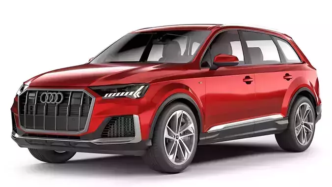 Audi Q7 S-Line 2020 3D model