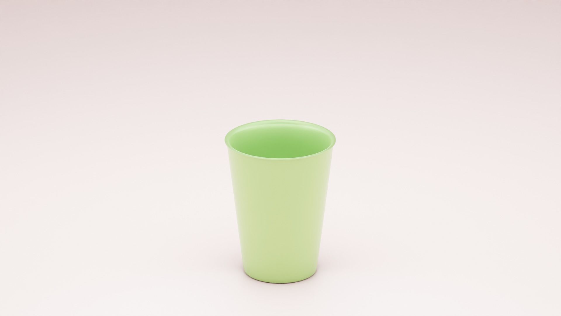 Cup With Straw 3D model_2