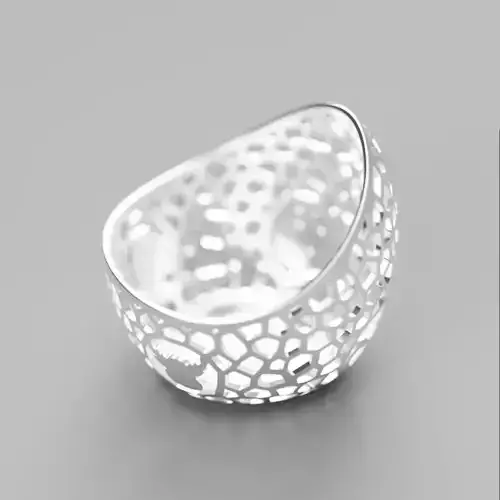 Christmas candle projection 3D print model