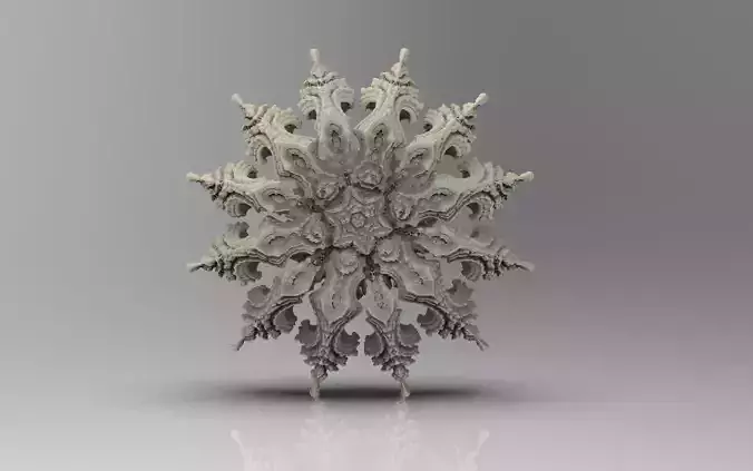Fractal Kleinian - 12 Fold Mandala 3D model