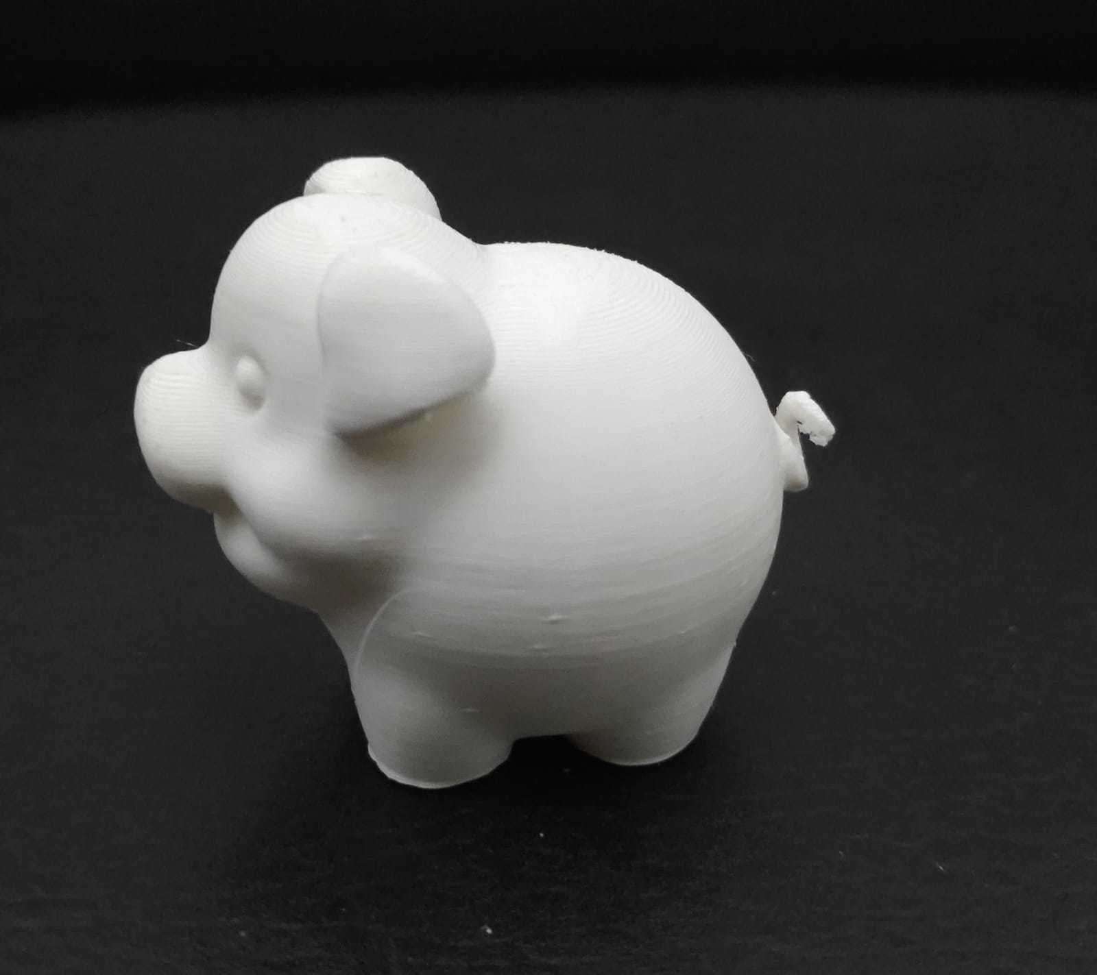 Round Pig 3D print model_7