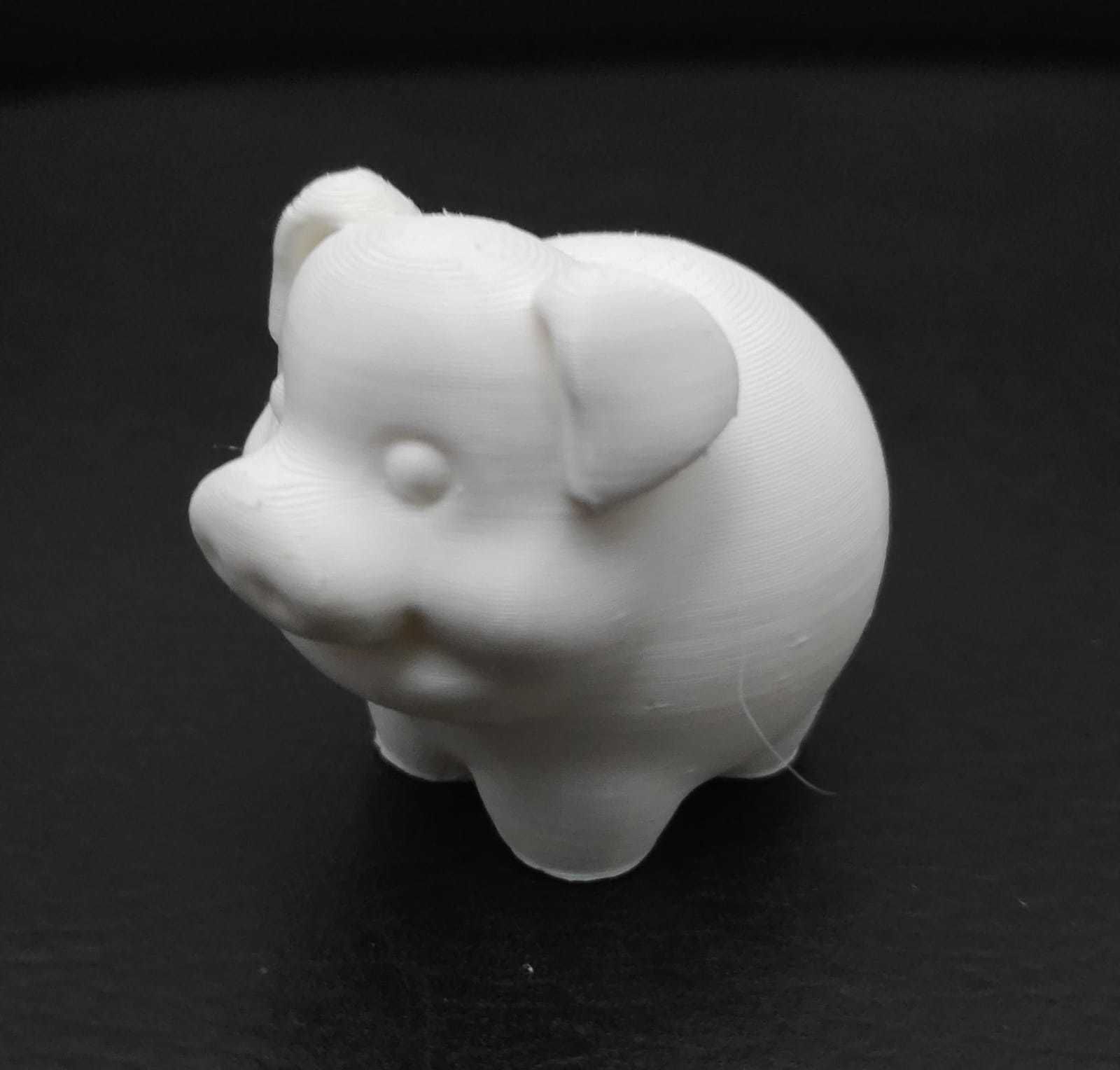 Round Pig 3D print model_6
