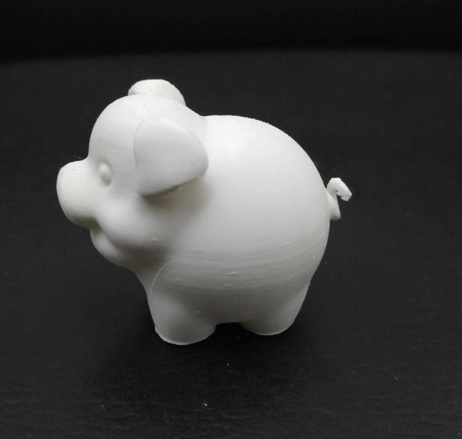 Round Pig 3D print model_8