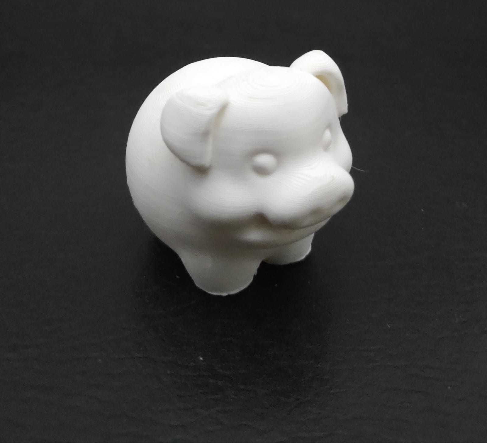 Round Pig 3D print model_5