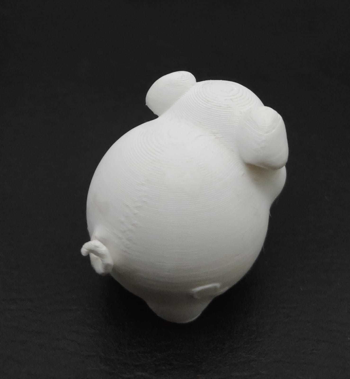 Round Pig 3D print model_13