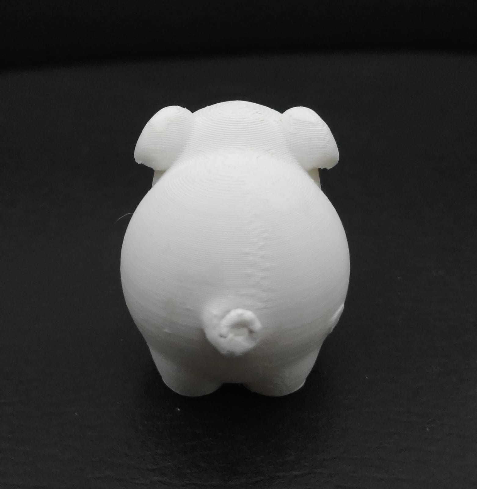 Round Pig 3D print model_10
