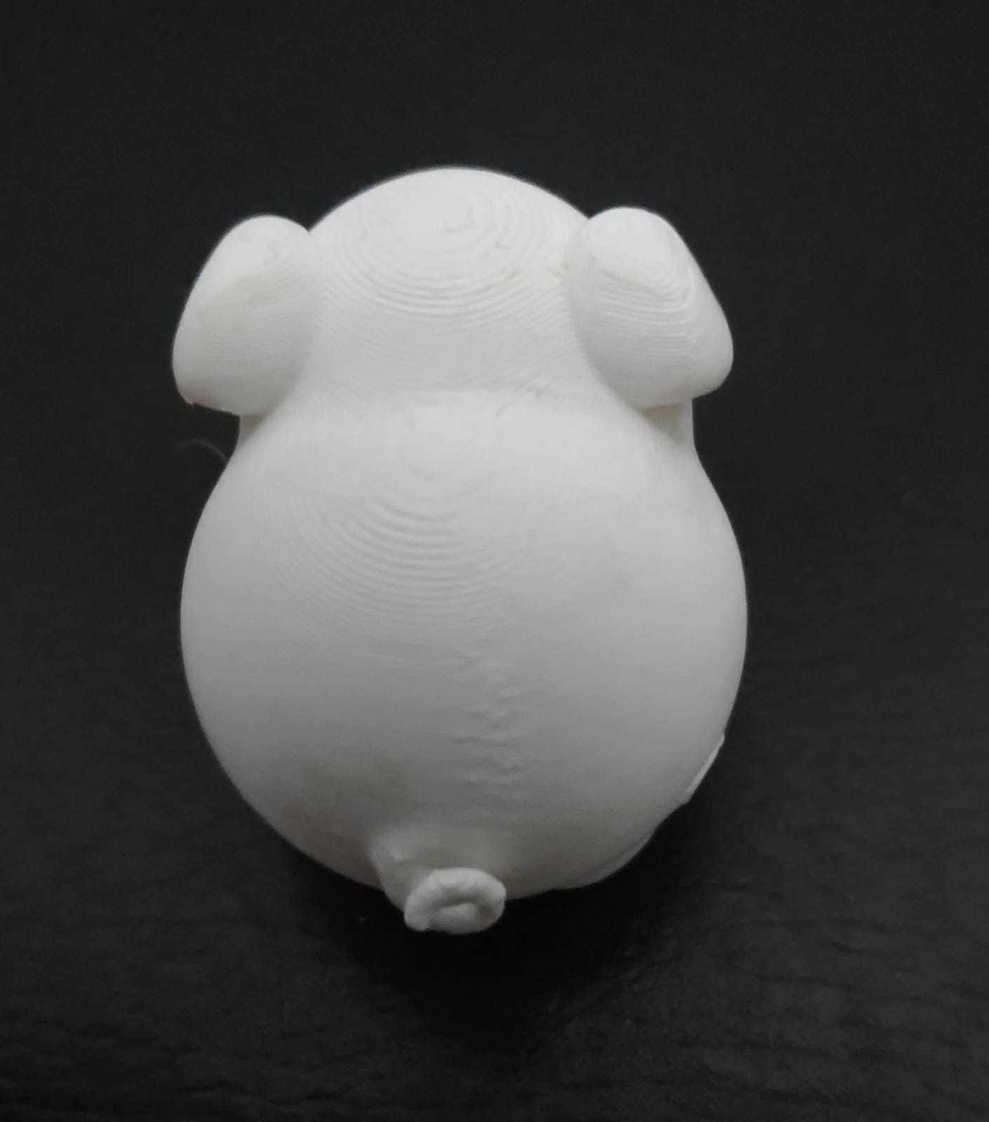 Round Pig 3D print model_11