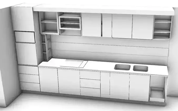 Cocina Free 3D model