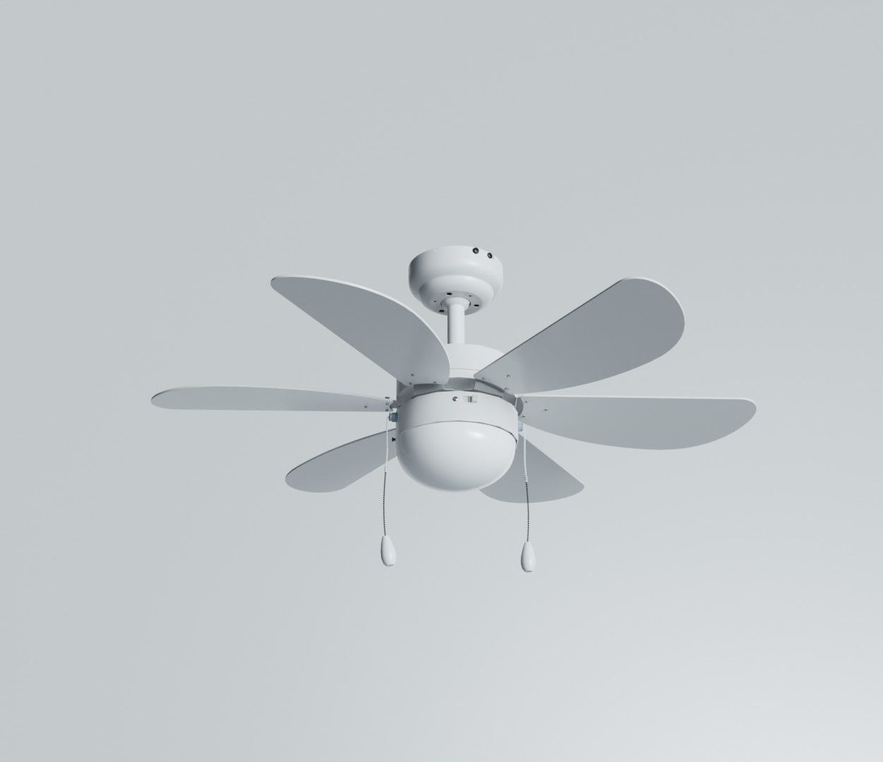 3 in 1 Ceiling Fans 3D model_1