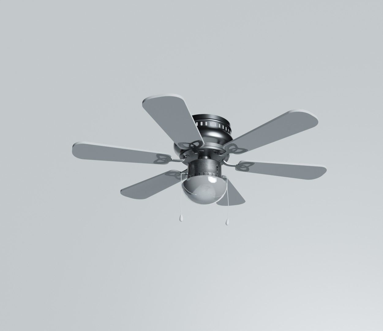 3 in 1 Ceiling Fans 3D model_2