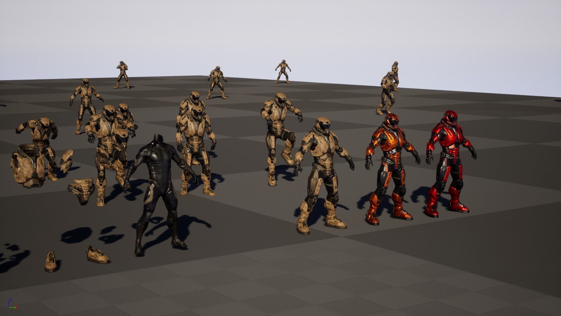 CyberSuit 03 Low-poly 3D model_35