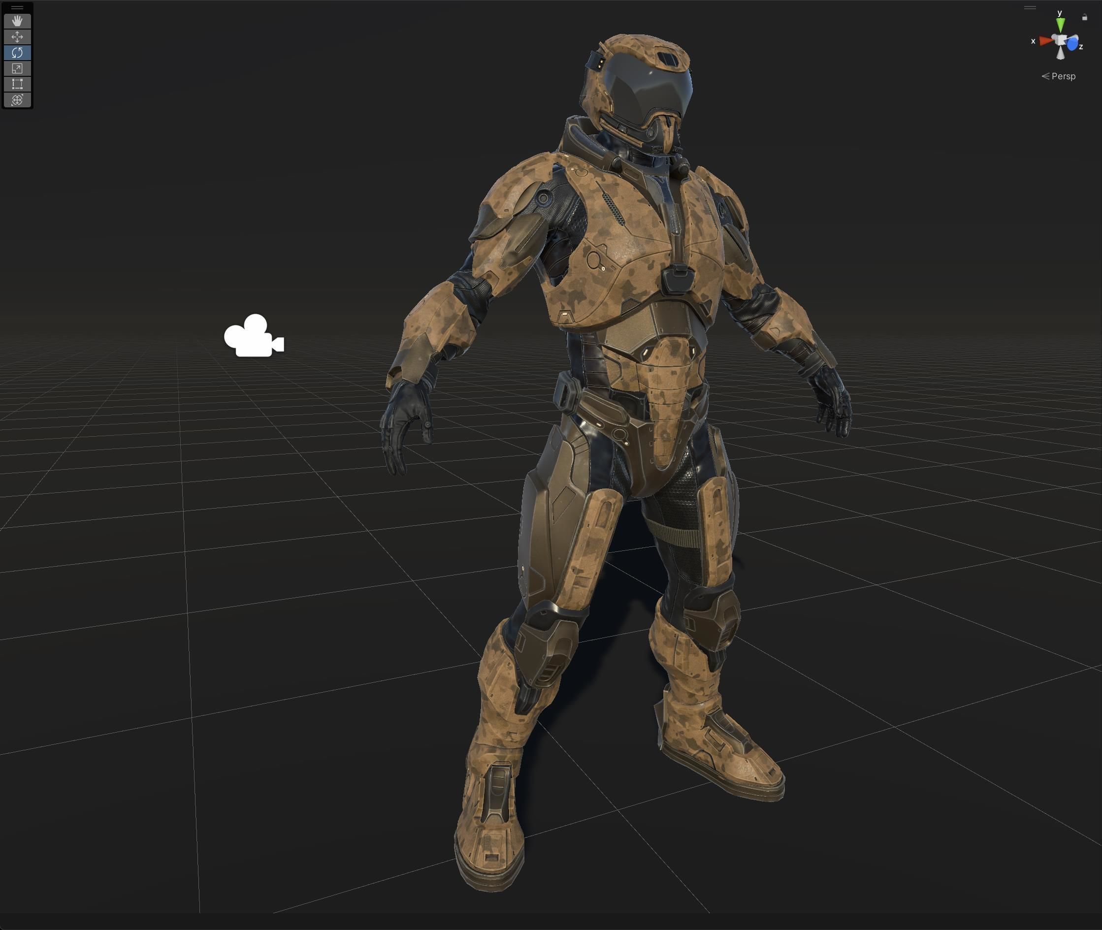 CyberSuit 03 Low-poly 3D model_28