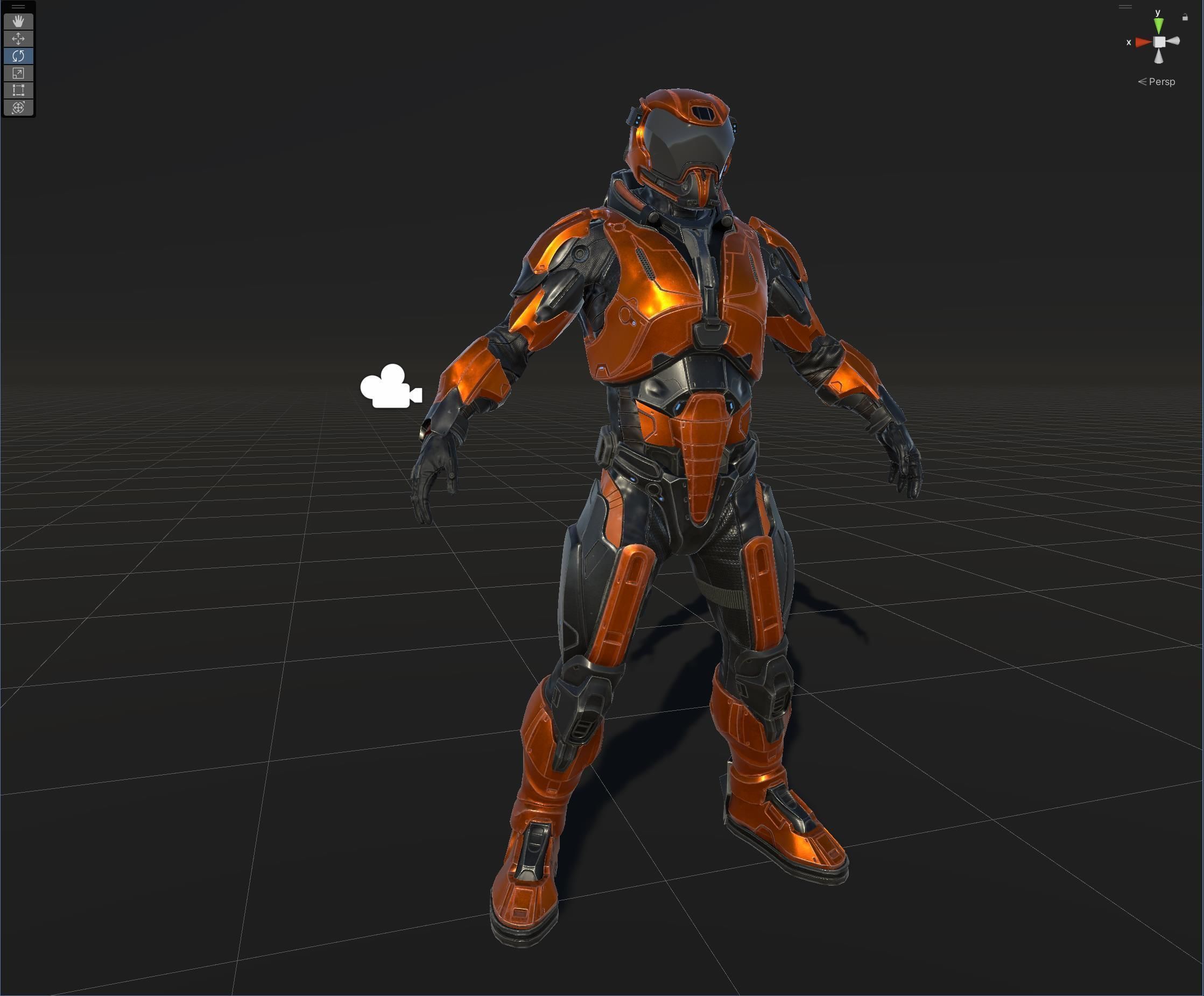 CyberSuit 03 Low-poly 3D model_29